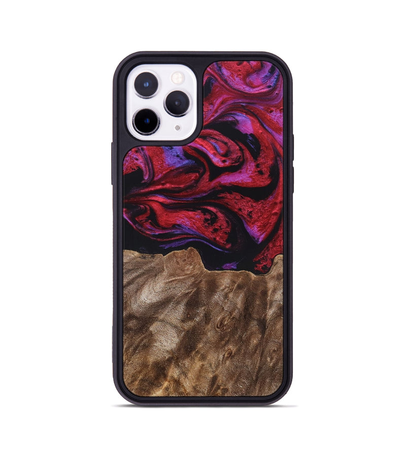 iPhone 11 Pro Wood Phone Case - Otto (Red, 819360)