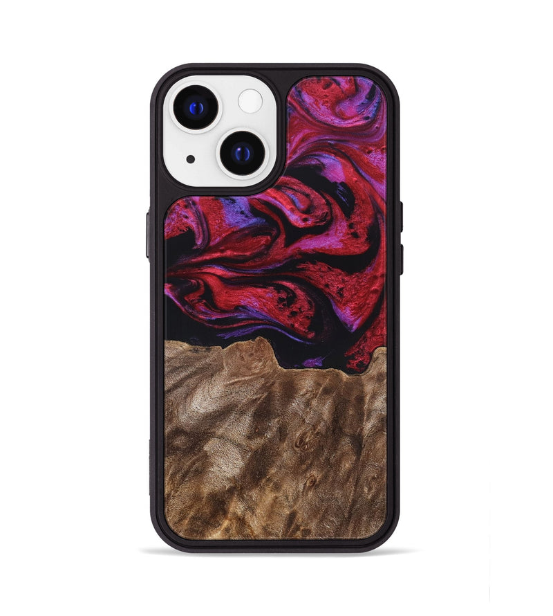 iPhone 13 Wood Phone Case - Otto (Red, 819360)