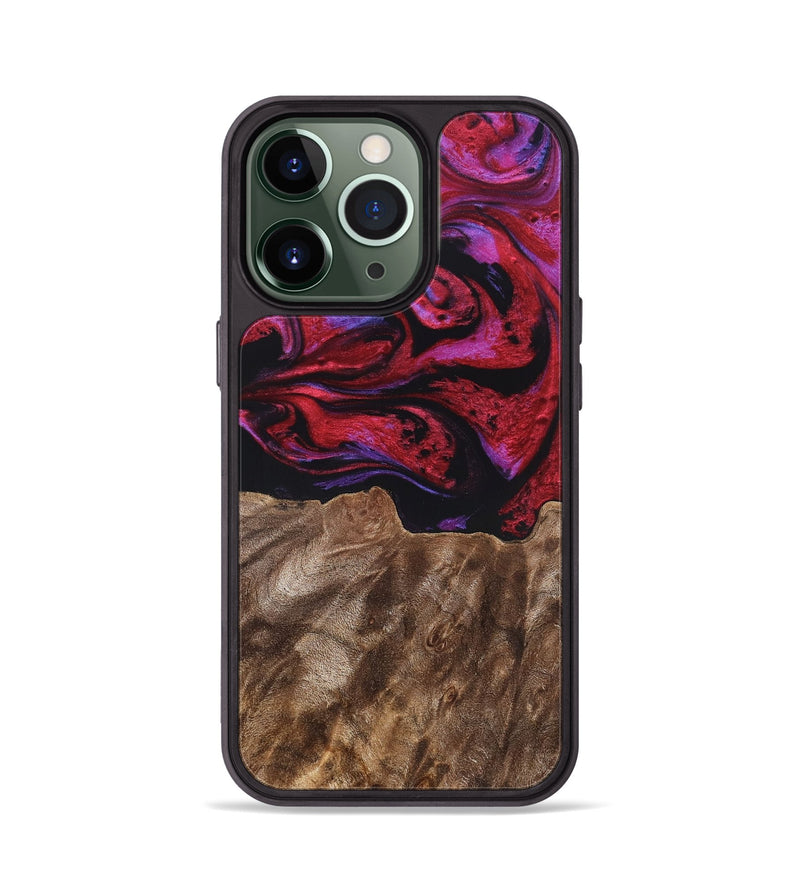 iPhone 13 Pro Wood Phone Case - Otto (Red, 819360)
