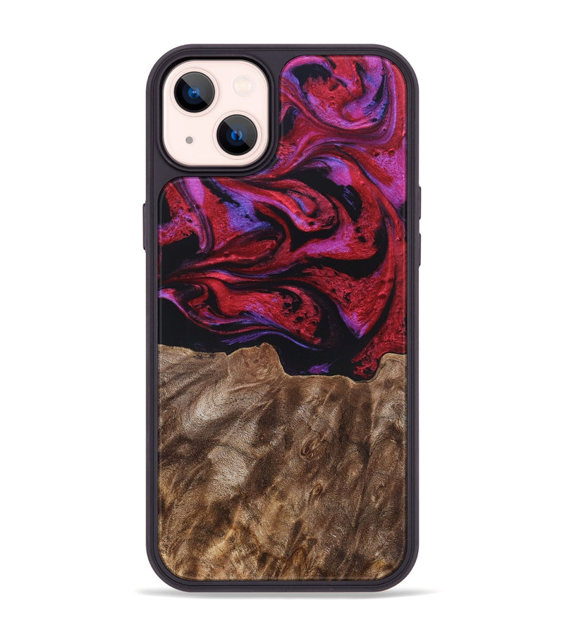 iPhone 14 Plus Wood Phone Case - Otto (Red, 819360)