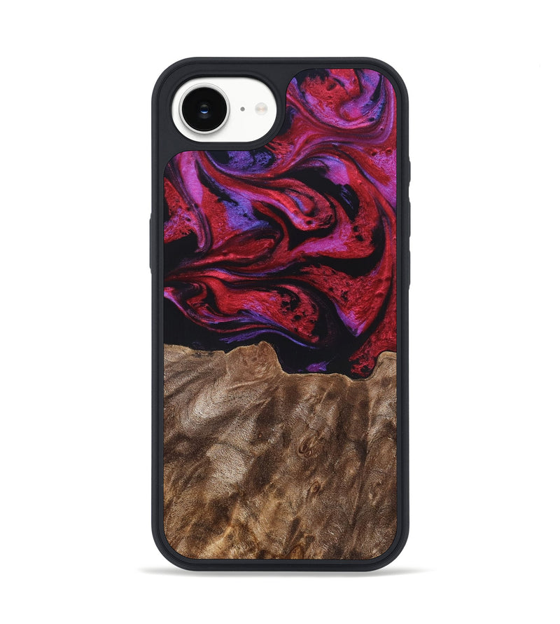 iPhone 16e Wood Phone Case - Otto (Red, 819360)
