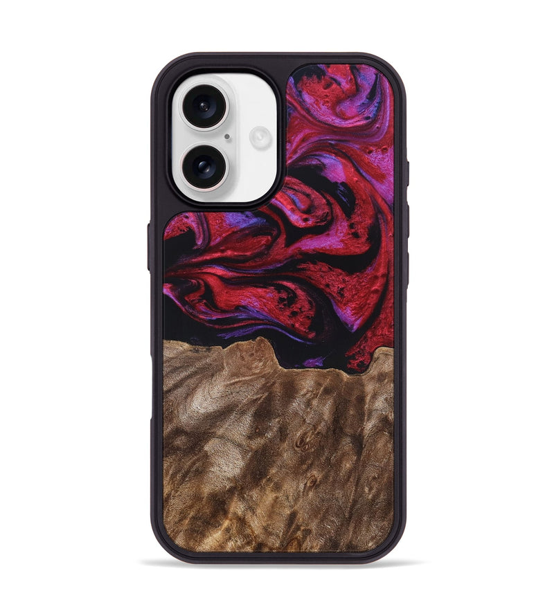 iPhone 17 Wood Phone Case - Otto (Red, 819360)