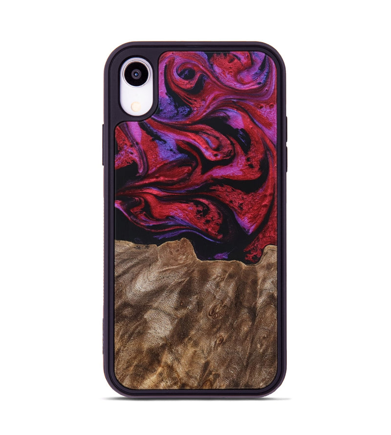 iPhone Xr Wood Phone Case - Otto (Red, 819360)