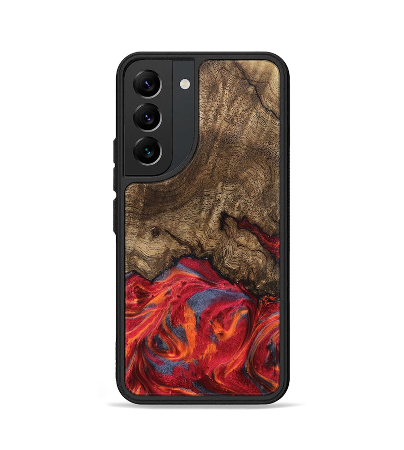 Galaxy S22 Wood Phone Case - Devonte (Red, 819361)