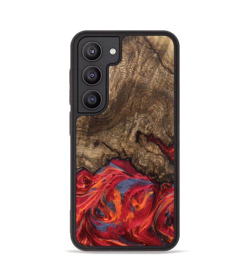 Galaxy S23 Wood Phone Case - Devonte (Red, 819361)