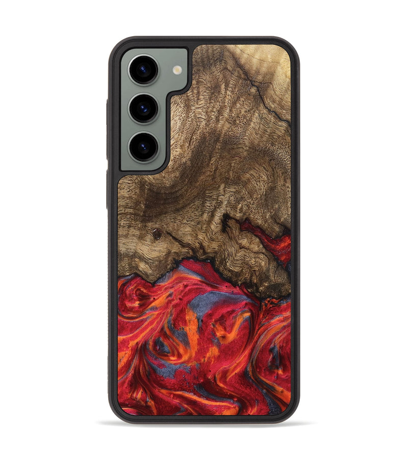 Galaxy S23 Plus Wood Phone Case - Devonte (Red, 819361)