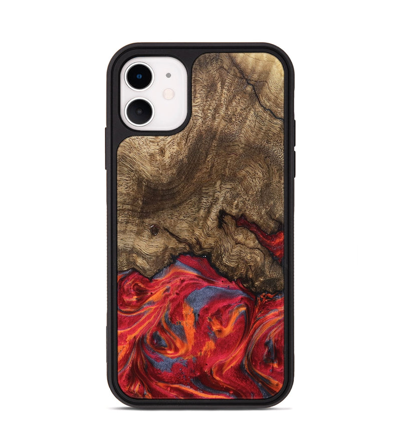 iPhone 11 Wood Phone Case - Devonte (Red, 819361)