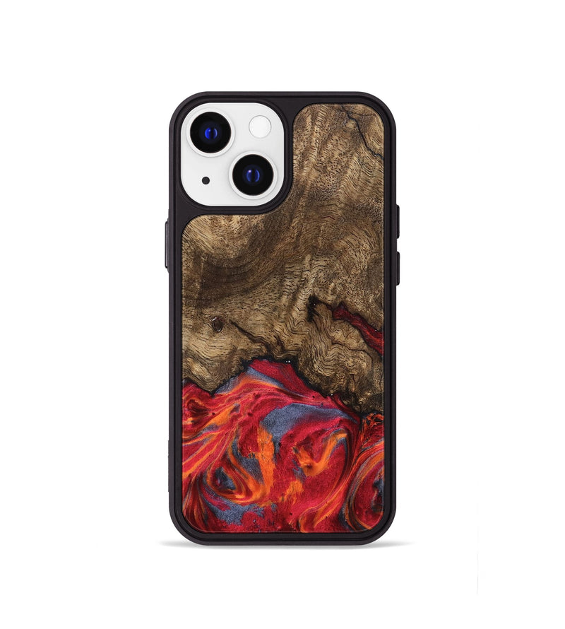 iPhone 13 mini Wood Phone Case - Devonte (Red, 819361)