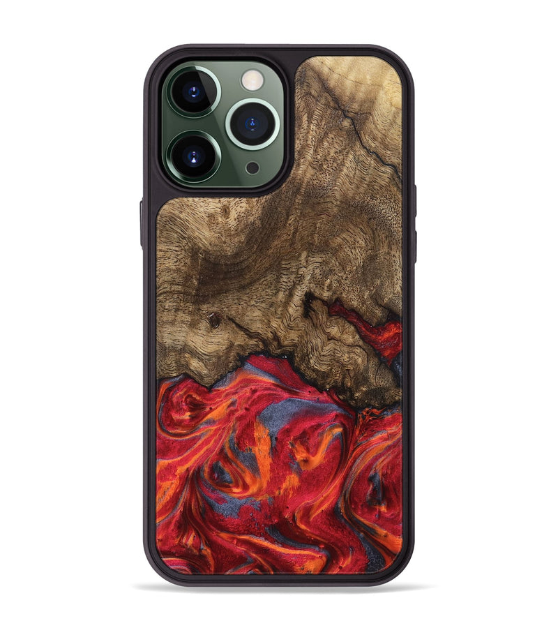 iPhone 13 Pro Max Wood Phone Case - Devonte (Red, 819361)