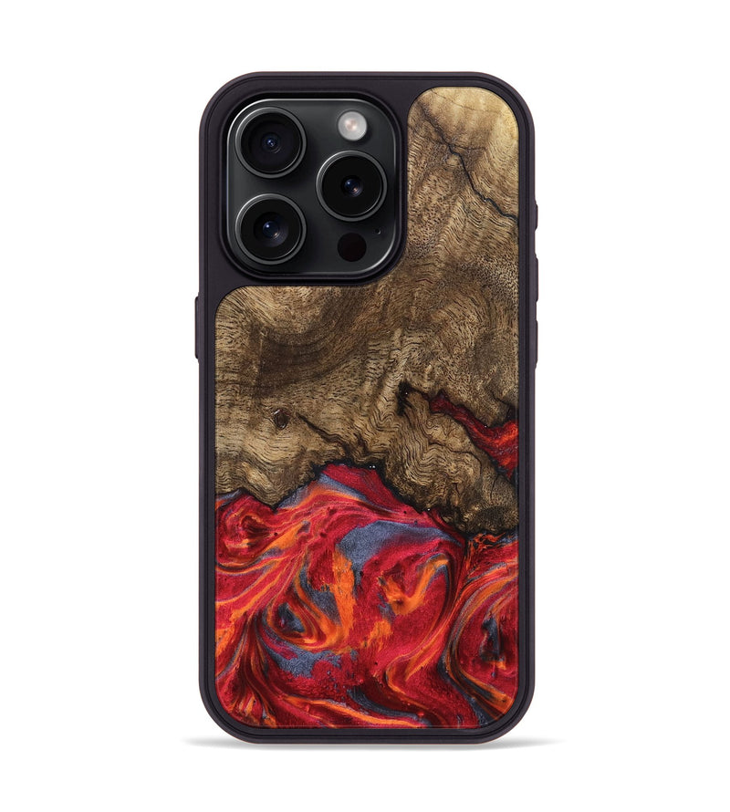 iPhone 15 Pro Wood Phone Case - Devonte (Red, 819361)