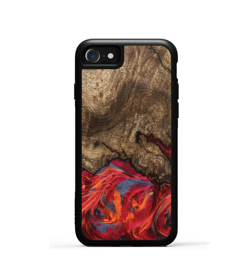 iPhone SE Wood Phone Case - Devonte (Red, 819361)