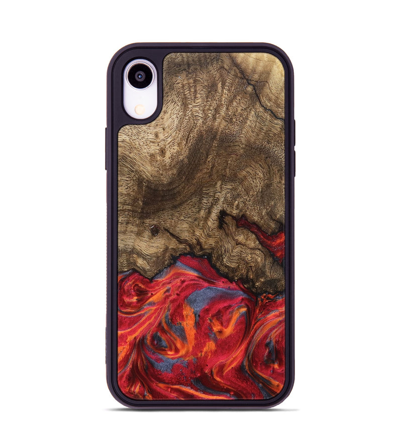 iPhone Xr Wood Phone Case - Devonte (Red, 819361)