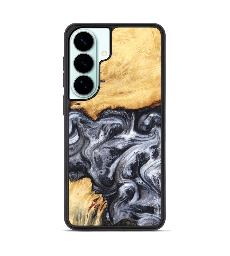 Galaxy S26 Plus Wood Phone Case - Coral (Black & White, 819363)