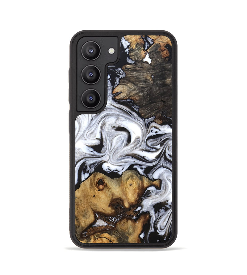 Galaxy S23 Wood Phone Case - Libbie (Black & White, 819364)