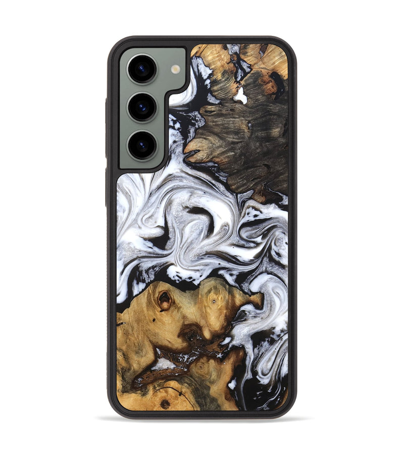 Galaxy S23 Plus Wood Phone Case - Libbie (Black & White, 819364)