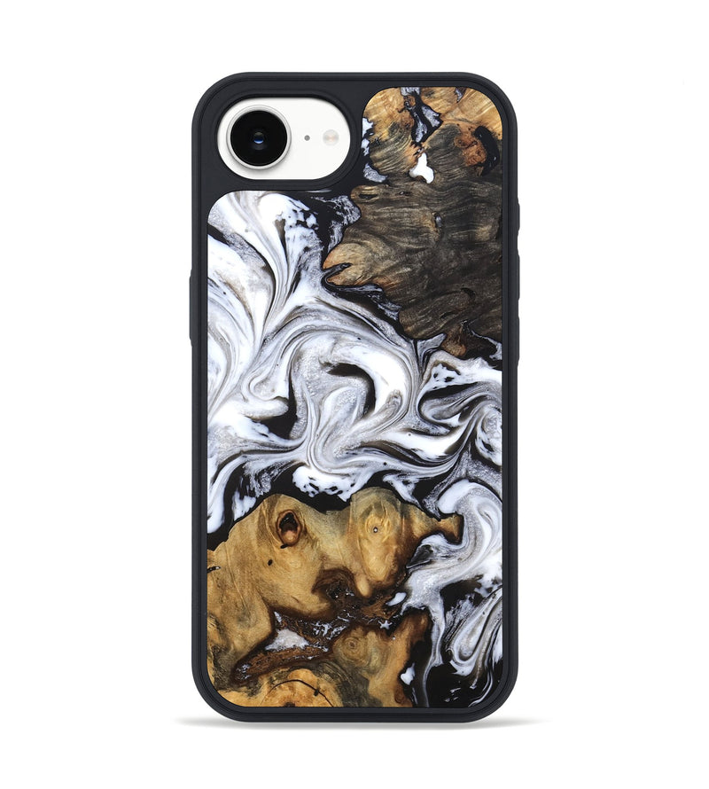 iPhone 17e Wood Phone Case - Libbie (Black & White, 819364)