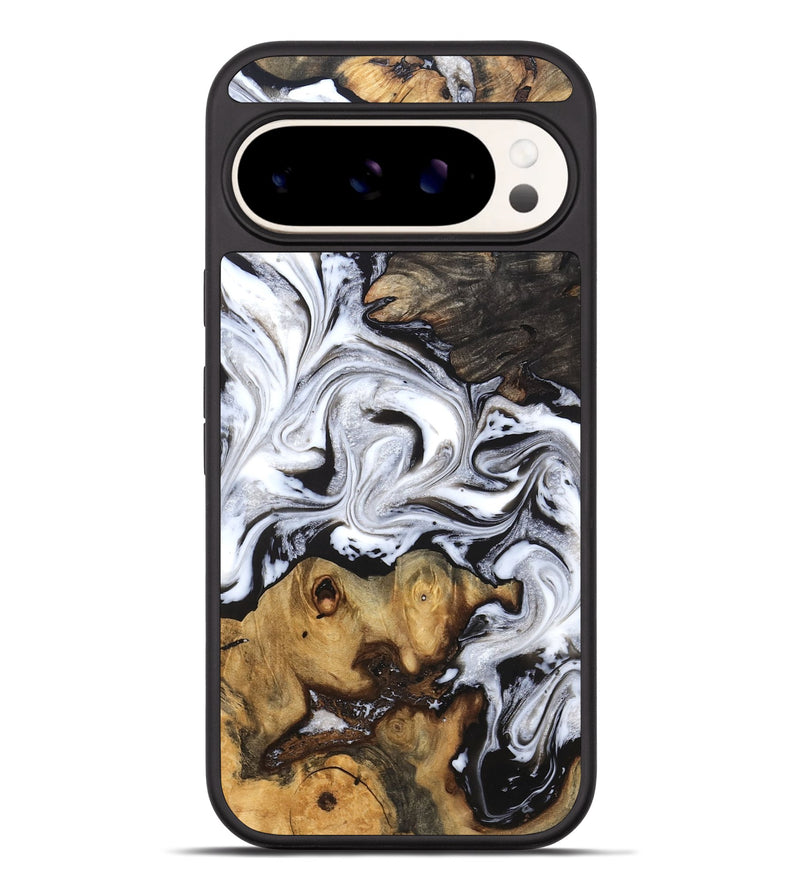 Pixel 9 Pro XL Wood Phone Case - Libbie (Black & White, 819364)