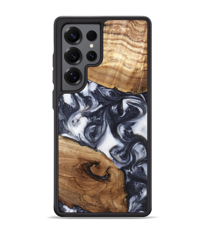 Galaxy S25 Ultra Wood Phone Case - Anais (Black & White, 819365)