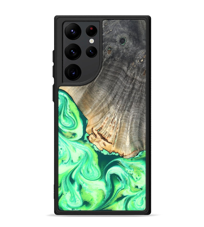 Galaxy S22 Ultra Wood Phone Case - Hobart (Neon, 819366)