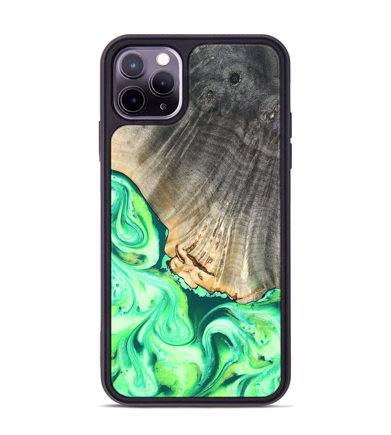 iPhone 11 Pro Max Wood Phone Case - Hobart (Neon, 819366)