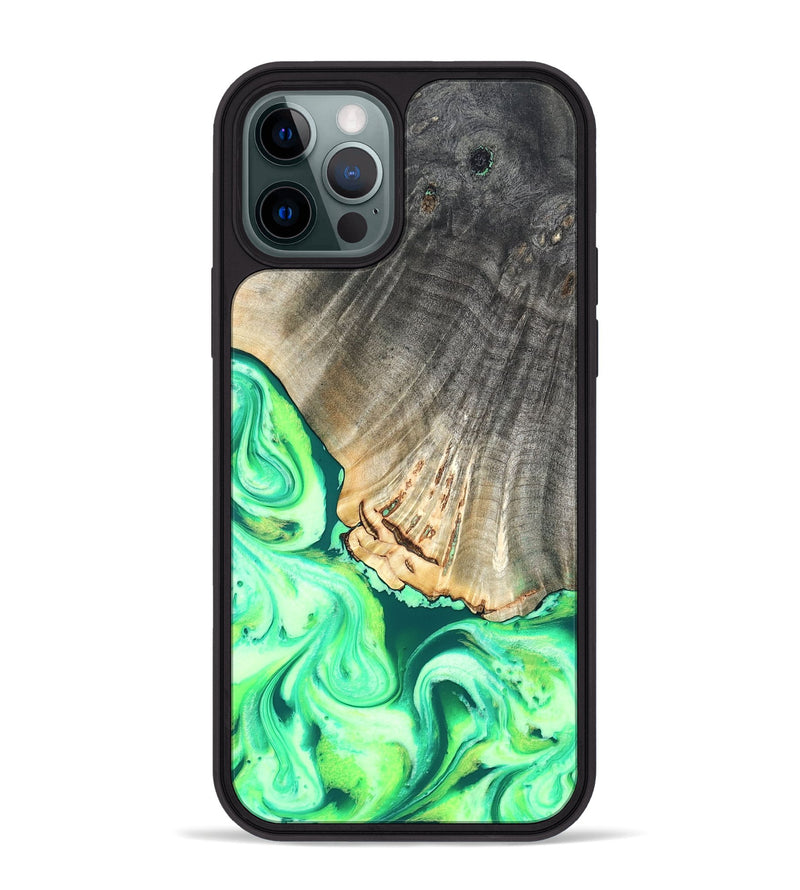 iPhone 12 Pro Max Wood Phone Case - Hobart (Neon, 819366)