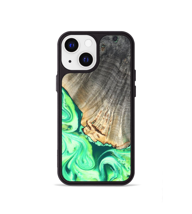 iPhone 13 mini Wood Phone Case - Hobart (Neon, 819366)