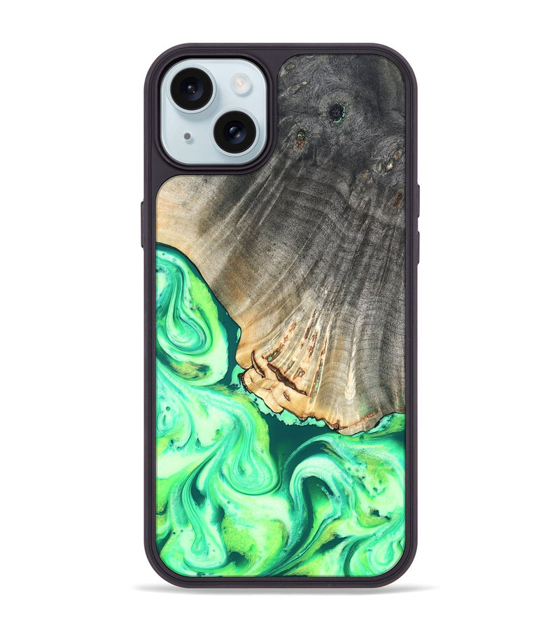 iPhone 15 Plus Wood Phone Case - Hobart (Neon, 819366)