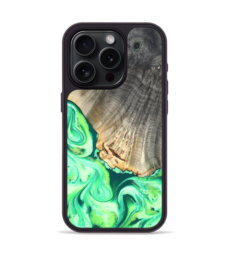 iPhone 15 Pro Wood Phone Case - Hobart (Neon, 819366)