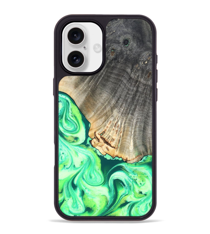 iPhone 16 Plus Wood Phone Case - Hobart (Neon, 819366)