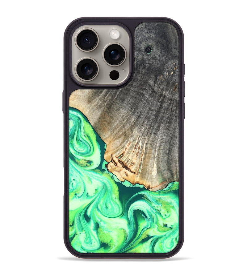 iPhone 16 Pro Max Wood Phone Case - Hobart (Neon, 819366)