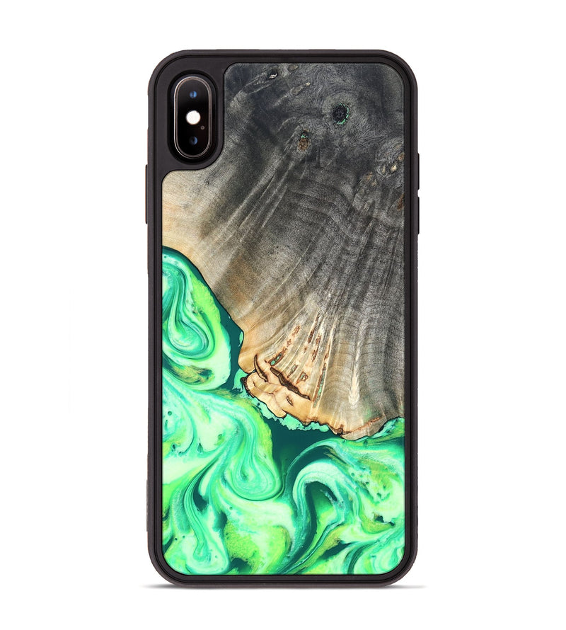 iPhone Xs Max Wood Phone Case - Hobart (Neon, 819366)