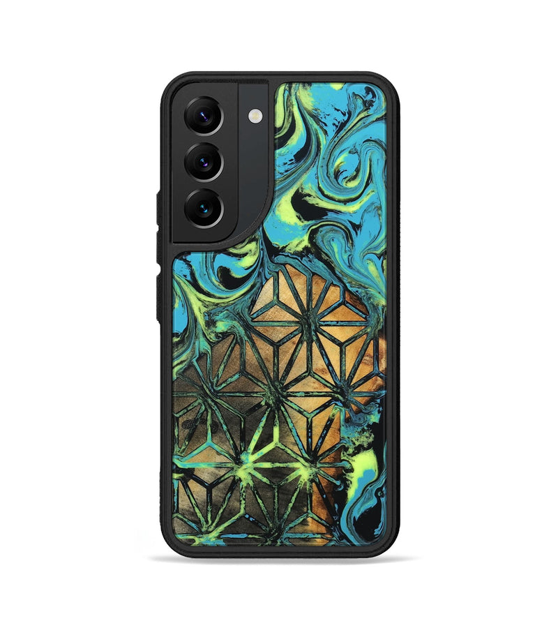Galaxy S22 Wood Phone Case - Verla (Neon, 819367)