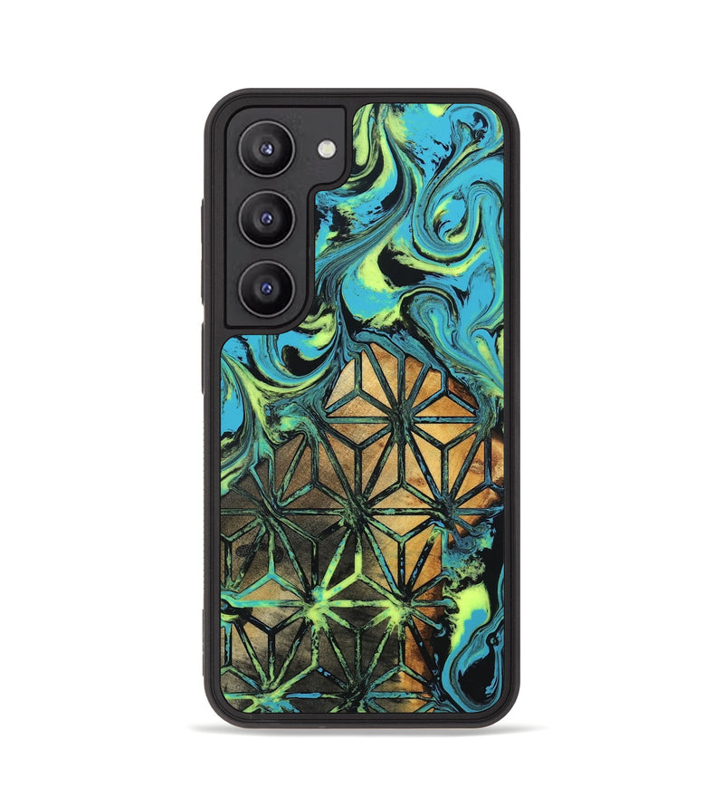 Galaxy S23 Wood Phone Case - Verla (Neon, 819367)