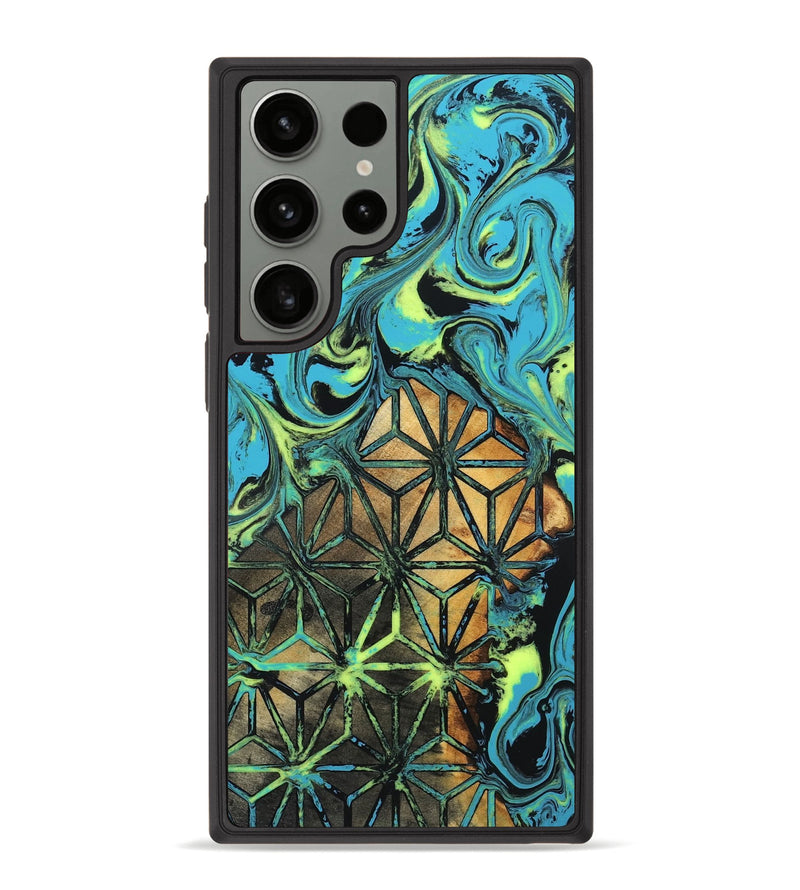 Galaxy S23 Ultra Wood Phone Case - Verla (Neon, 819367)