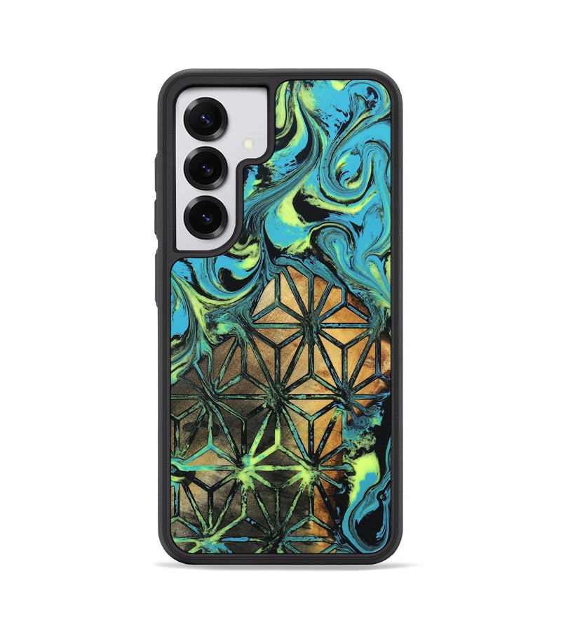 Galaxy S25 Wood Phone Case - Verla (Neon, 819367)