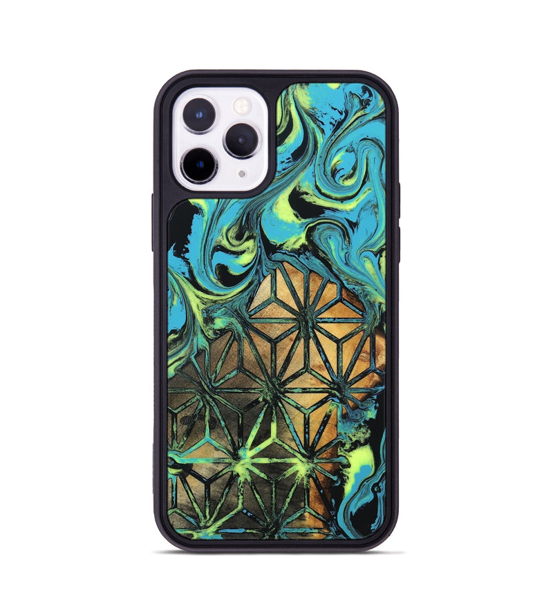 iPhone 11 Pro Wood Phone Case - Verla (Neon, 819367)