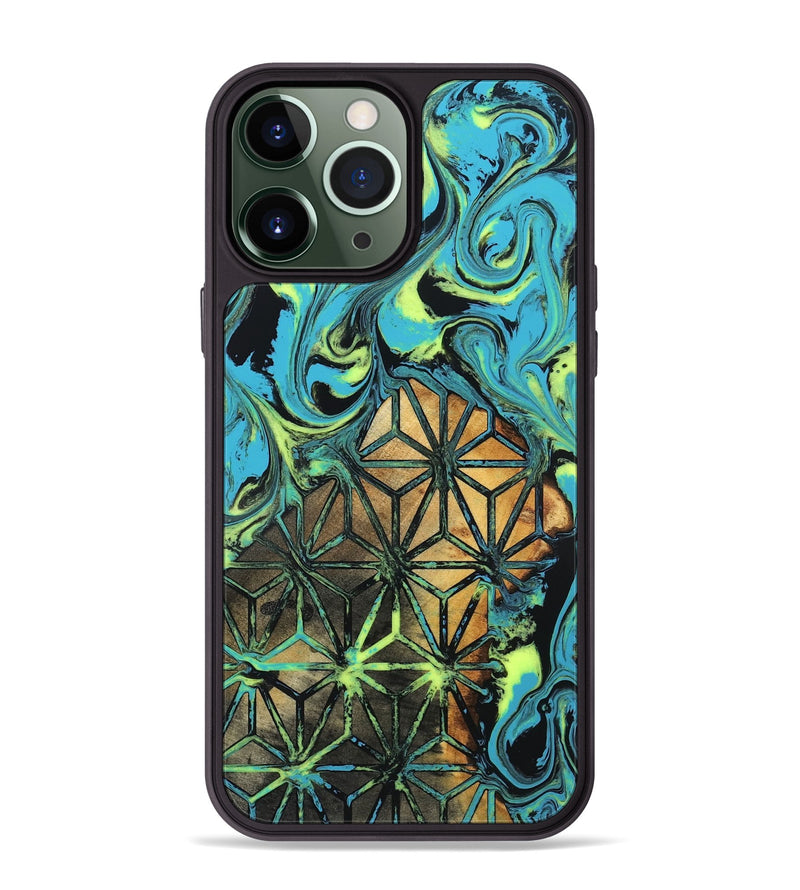 iPhone 13 Pro Max Wood Phone Case - Verla (Neon, 819367)