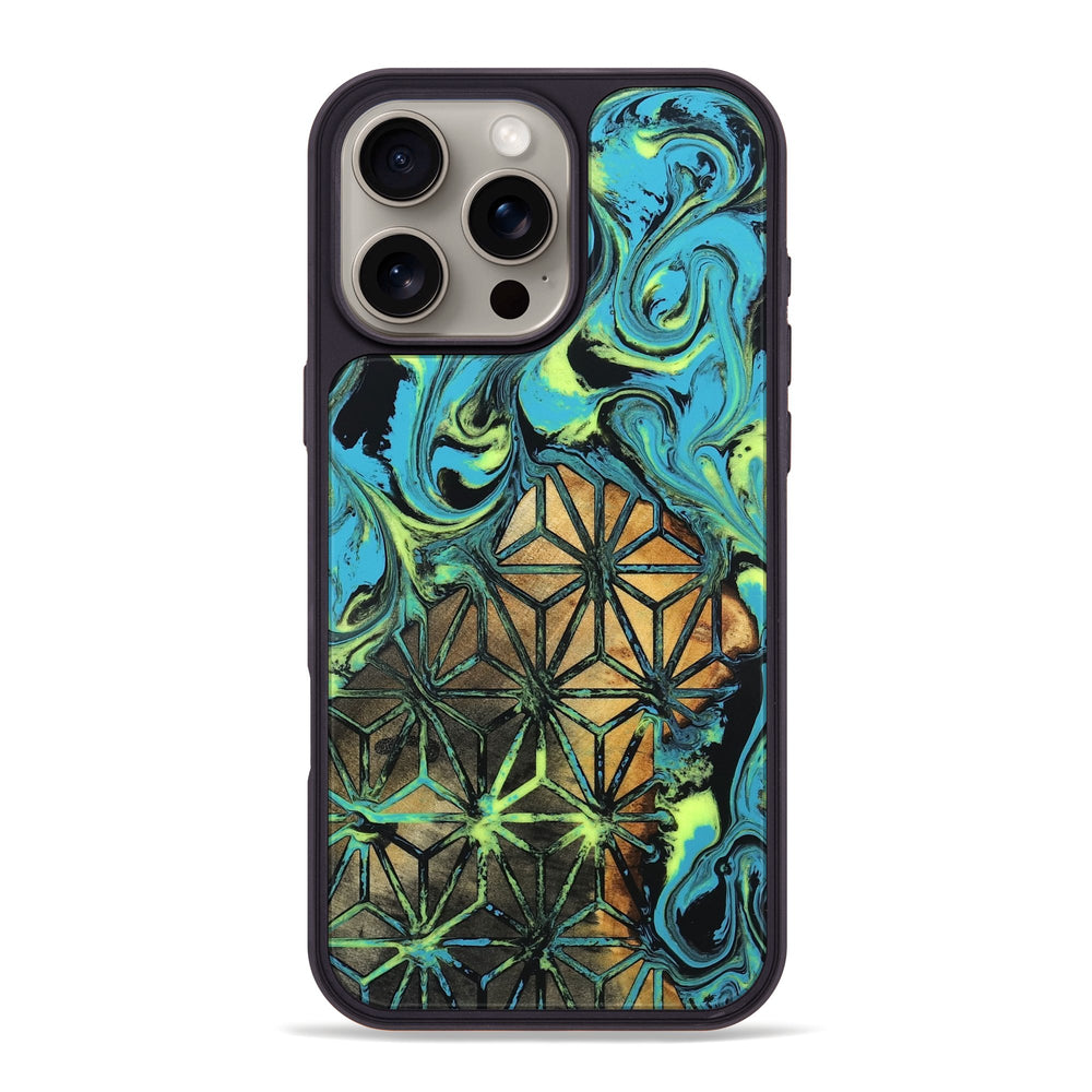 iPhone 16 Pro Max Wood Phone Case - Verla (Neon, 819367) iPhone 16 Pro Max Wood Phone Case - Verla (Neon, 819367)