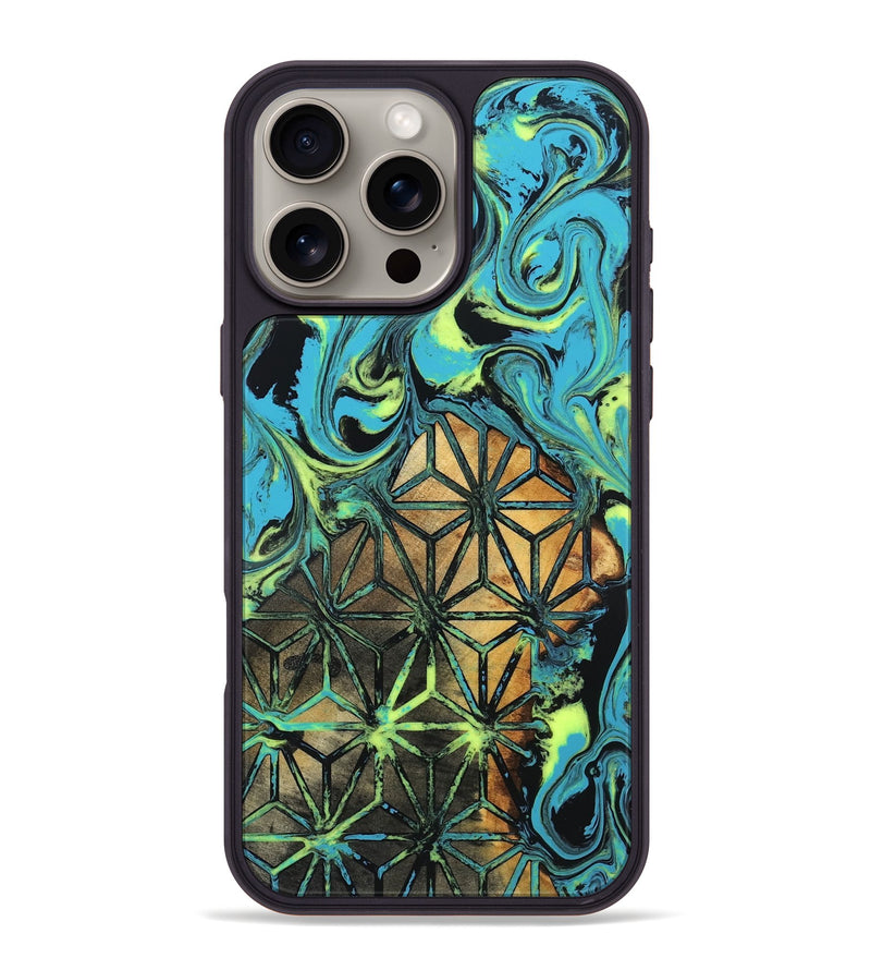 iPhone 16 Pro Max Wood Phone Case - Verla (Neon, 819367)