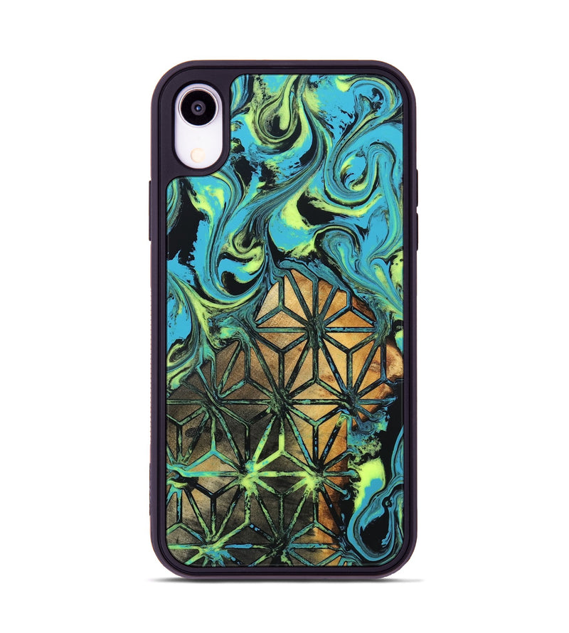 iPhone Xr Wood Phone Case - Verla (Neon, 819367)