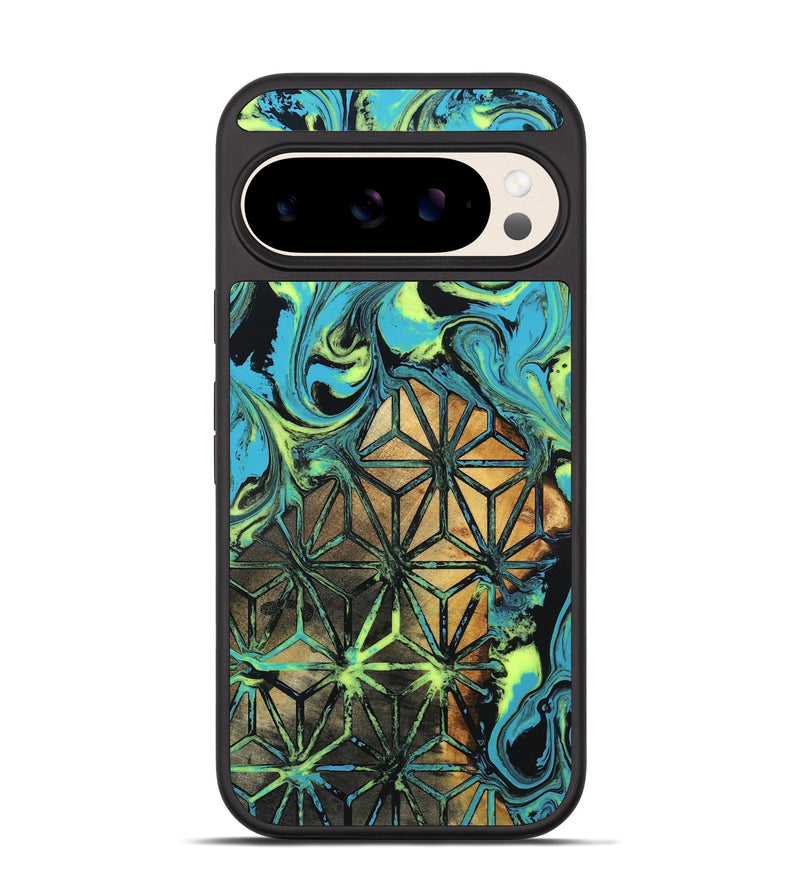 Pixel 10 Wood Phone Case - Verla (Neon, 819367)