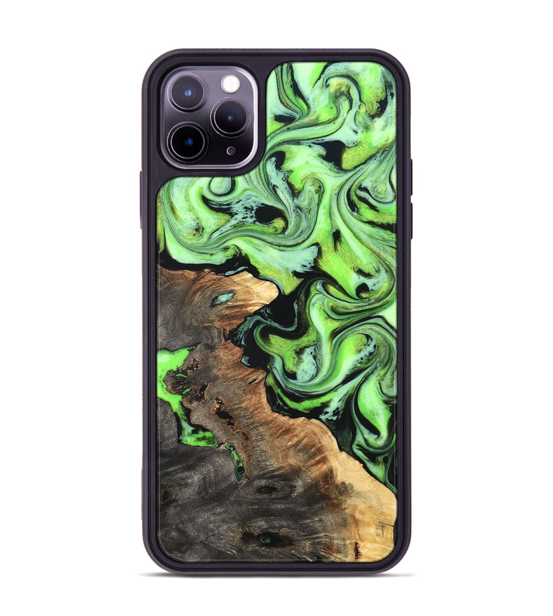 iPhone 11 Pro Max Wood Phone Case - Zamir (Neon, 819368)