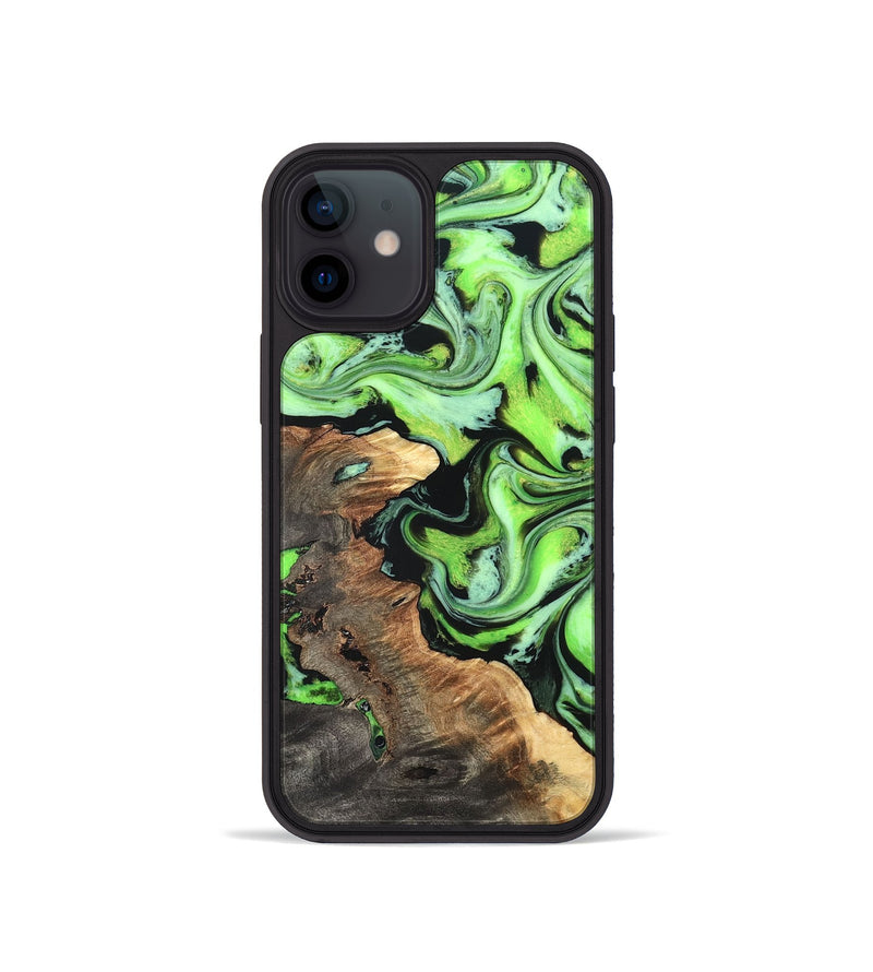 iPhone 12 mini Wood Phone Case - Zamir (Neon, 819368)