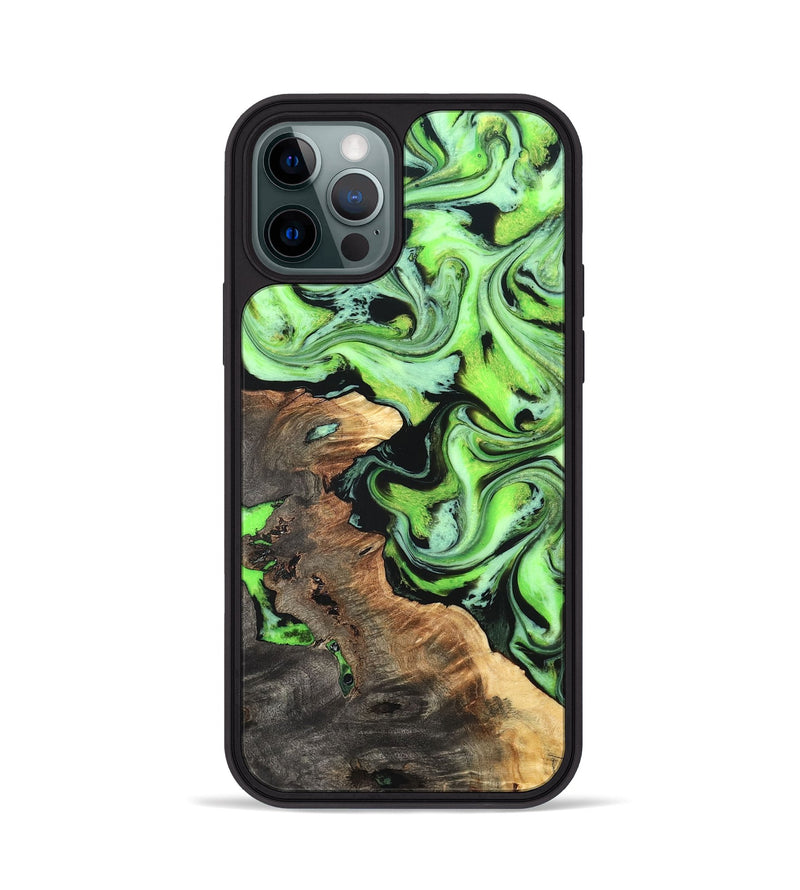 iPhone 12 Pro Wood Phone Case - Zamir (Neon, 819368)