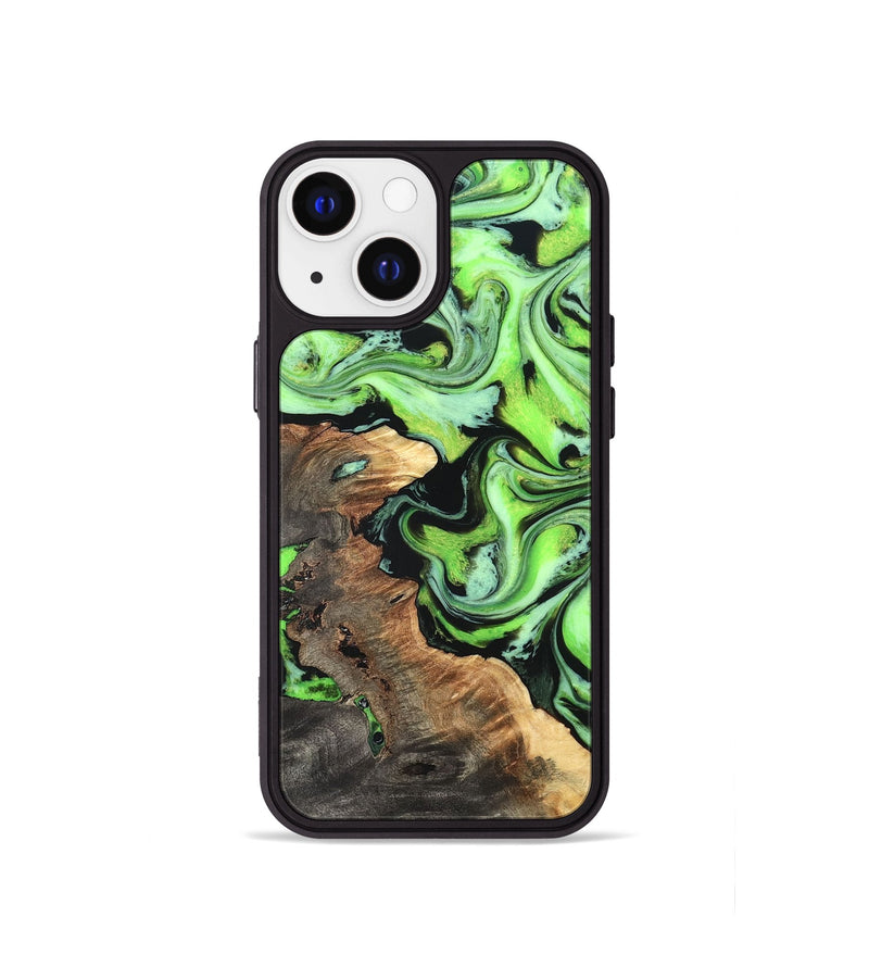 iPhone 13 mini Wood Phone Case - Zamir (Neon, 819368)
