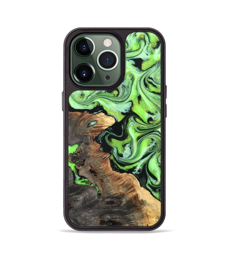 iPhone 13 Pro Wood Phone Case - Zamir (Neon, 819368)