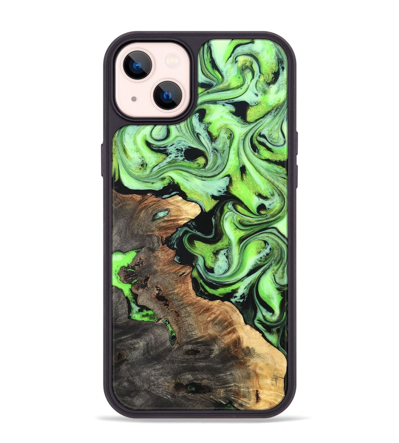 iPhone 14 Plus Wood Phone Case - Zamir (Neon, 819368)
