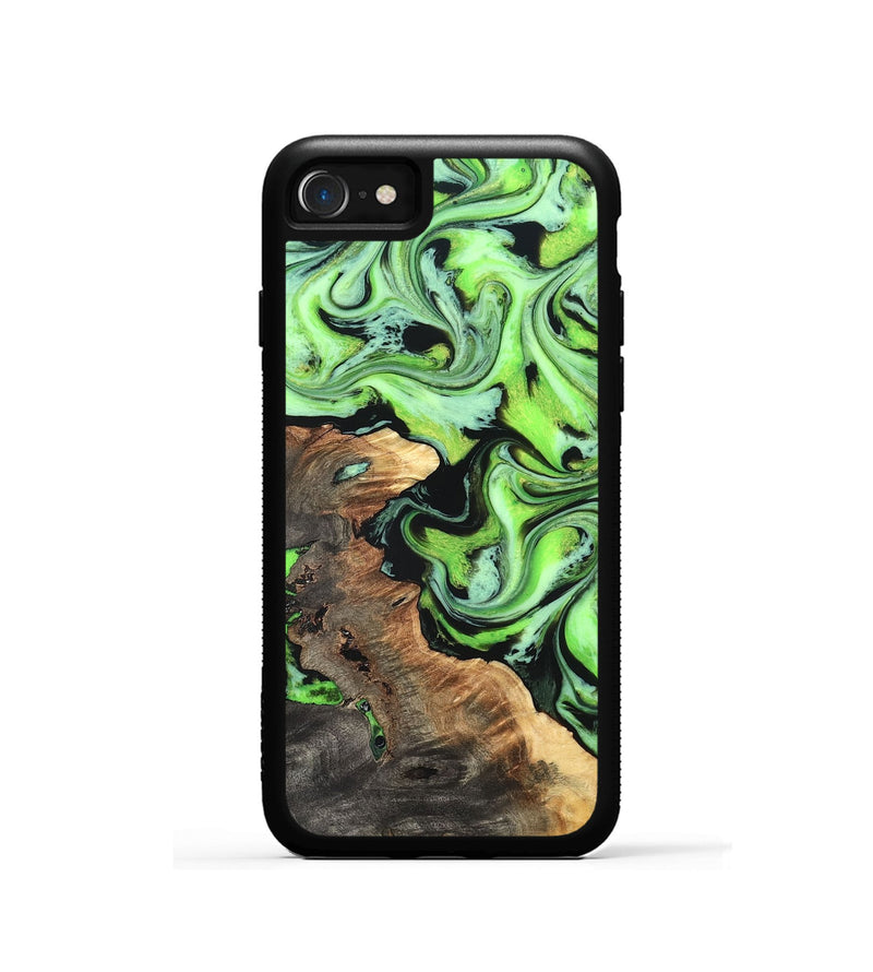 iPhone SE Wood Phone Case - Zamir (Neon, 819368)