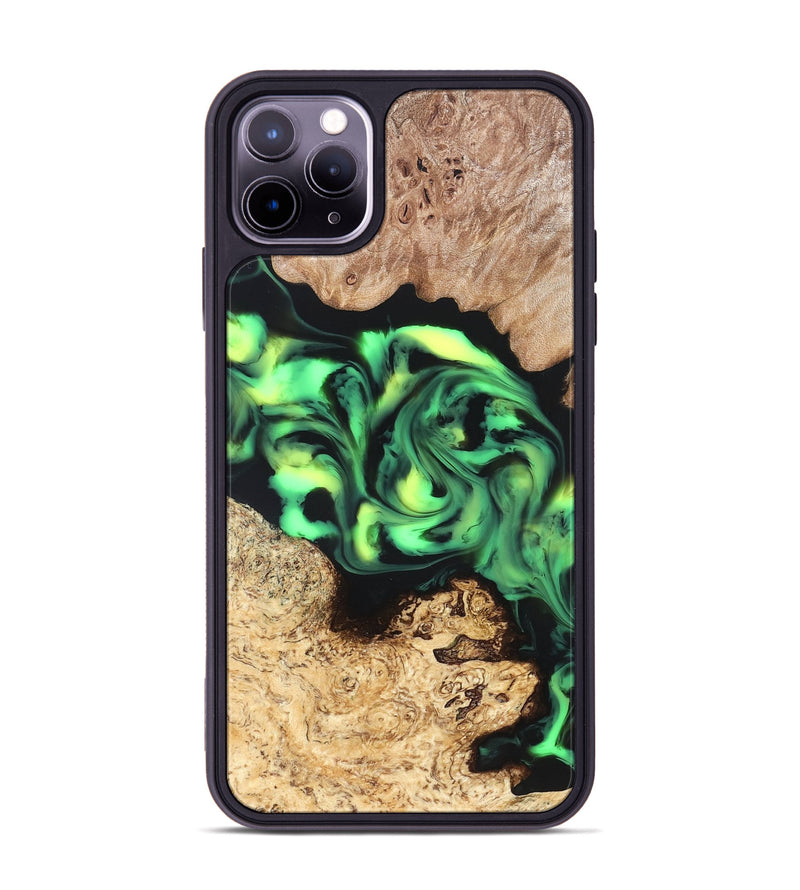 iPhone 11 Pro Max Wood Phone Case - Burl (Neon, 819369)