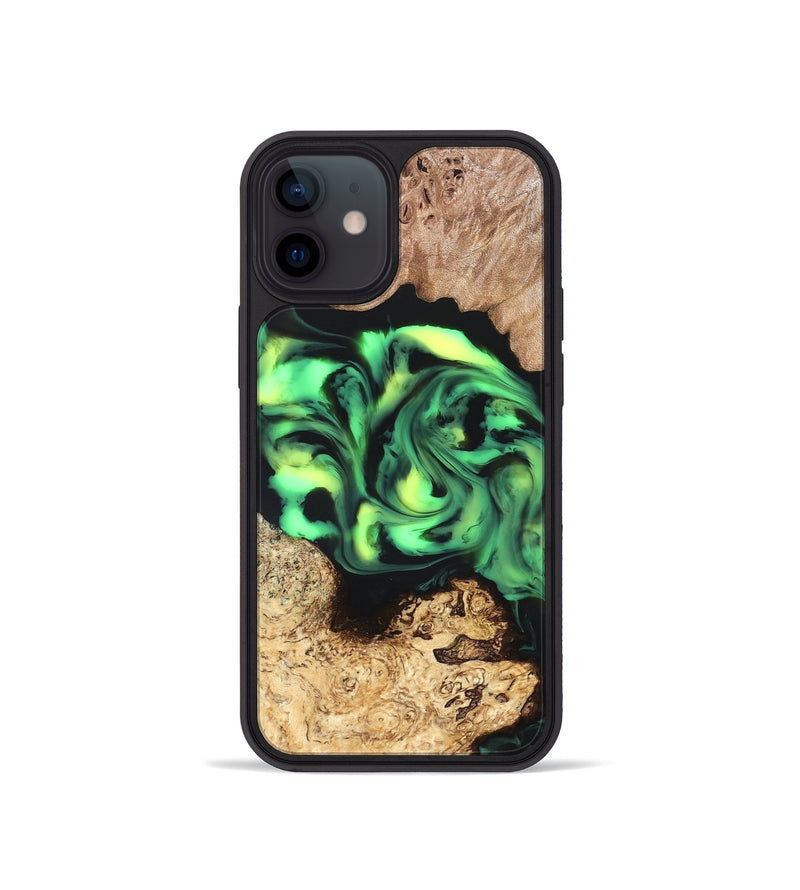 iPhone 12 mini Wood Phone Case - Burl (Neon, 819369)